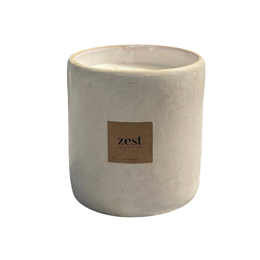 MyTindy 3 WICKS WHITE ORIENTAL CANDLE