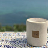MyTindy 3 WICKS WHITE ORIENTAL CANDLE, view 2