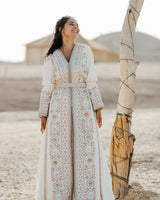 MyTindy White & Pearl Kaftan, view 2