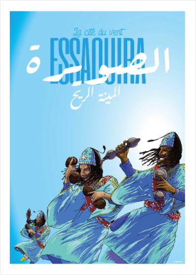 MyTindy Windy City by Alexis Logié Essaouira - Poster