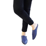MyTindy Women Moroccan Slipper in Navy Blue, view 4