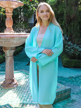 MyTindy Women's Blue Kimono, view 2