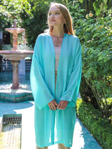 MyTindy Women's Blue Kimono, view 6