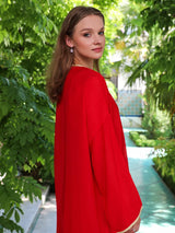 MyTindy Women's Kimono Red, view 4