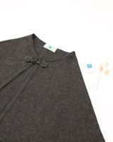 MyTindy Girl's Light Grey Cape, view 3