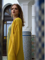 MyTindy Women's Yellow Kimono, view 3