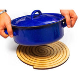 MyTindy Wooden Trivet - Helix, view 4
