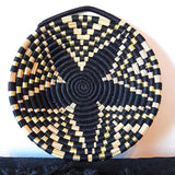 MyTindy Wool & Reed Plate - Black & Yellow, view 2