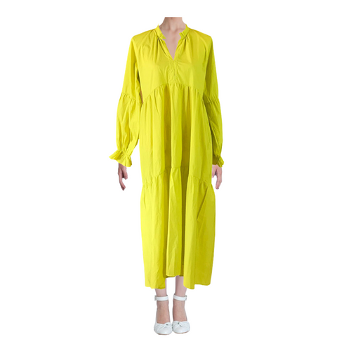 MyTindy Yellow Flowy Dress