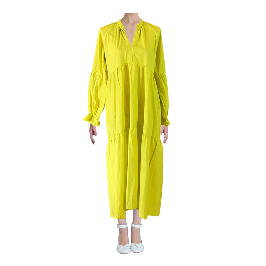 MyTindy Yellow Flowy Dress