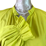 MyTindy Yellow Flowy Dress, view 4