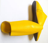 MyTindy Yellow Moroccan Slippers, view 2