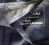 MyTindy YSL Embroided Shopping Bag, view 6