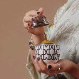 MyTindy Zellige Patterns Mbikhra - Ceramic Bakhoor Oud Burner, view 5
