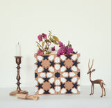 MyTindy Zellige Wood Bookend Dry Flower Vase Duo, view 5