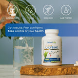 Natural Cure Labs Clean L-Lysine 600mg & Level Off, view 4
