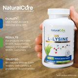 Natural Cure Labs Clean L-Lysine & Premium Immune Support, view 2