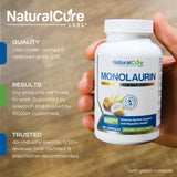 Natural Cure Labs Clean L-Lysine & Premium Monolaurin 600mg, view 6