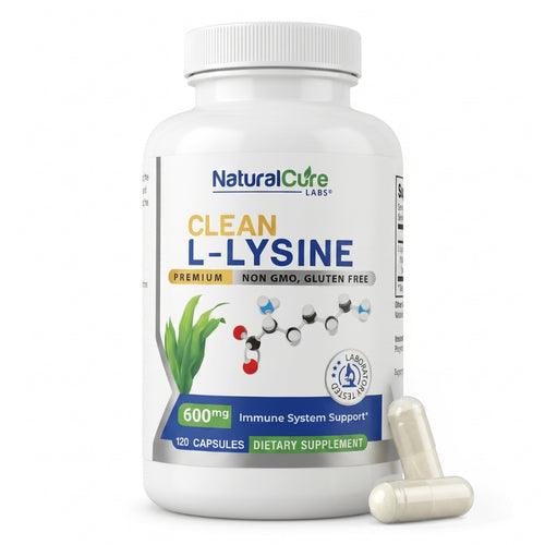 Natural Cure Labs Clean L-Lysine 600mg