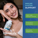 Natural Cure Labs L-Lysine with Monolaurin & Premium Immune Support, view 3