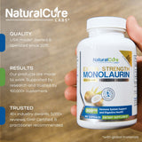 Natural Cure Labs Monolaurin Extra Strength 800mg, view 3