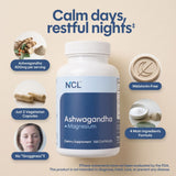 Natural Cure Labs Premium KSM-66 Ashwagandha with Magnesium, L-Theanine & B6 120-ct, view 2