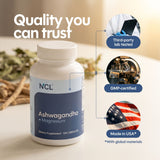 Natural Cure Labs Premium KSM-66 Ashwagandha with Magnesium, L-Theanine & B6 120-ct, view 6