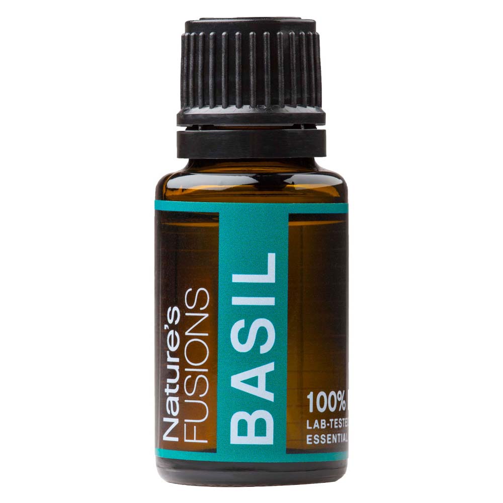 Nature's Fusions Basil Essential Oil 15ml
