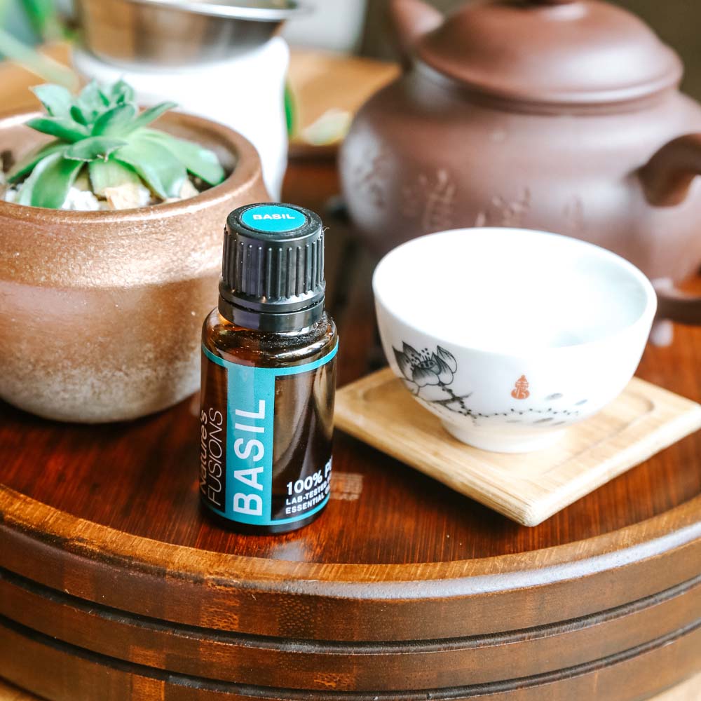 Nature's Fusions Basil Essential Oil 15ml, view 3