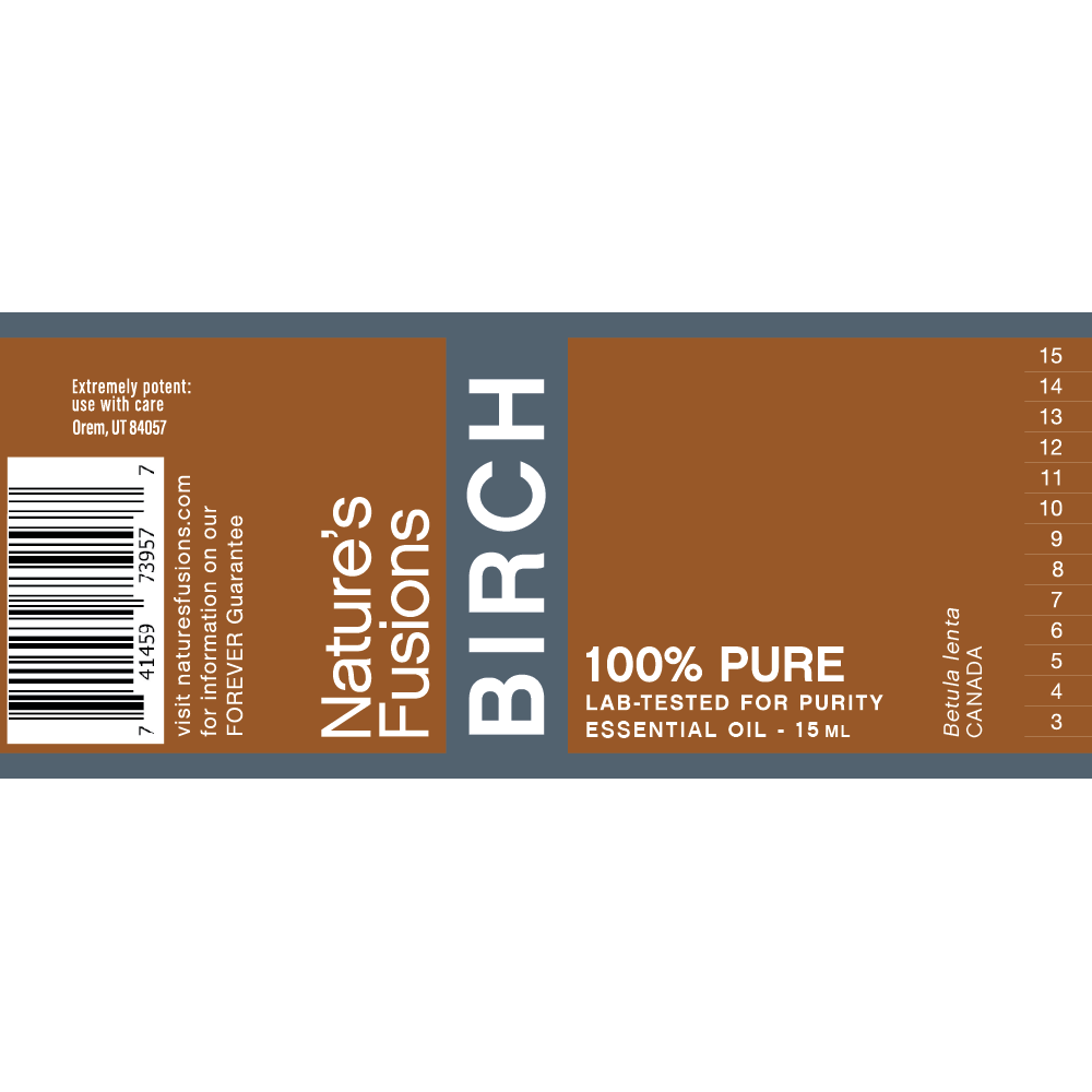 Nature's Fusions Birch Essential Oil 15ml, view 4