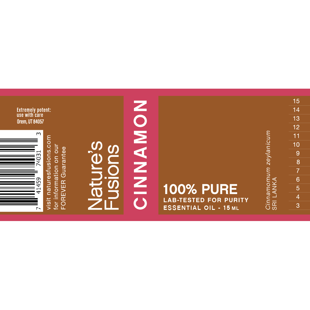 Nature's Fusions Cinnamon Bark Essential Oil 15ml, view 4
