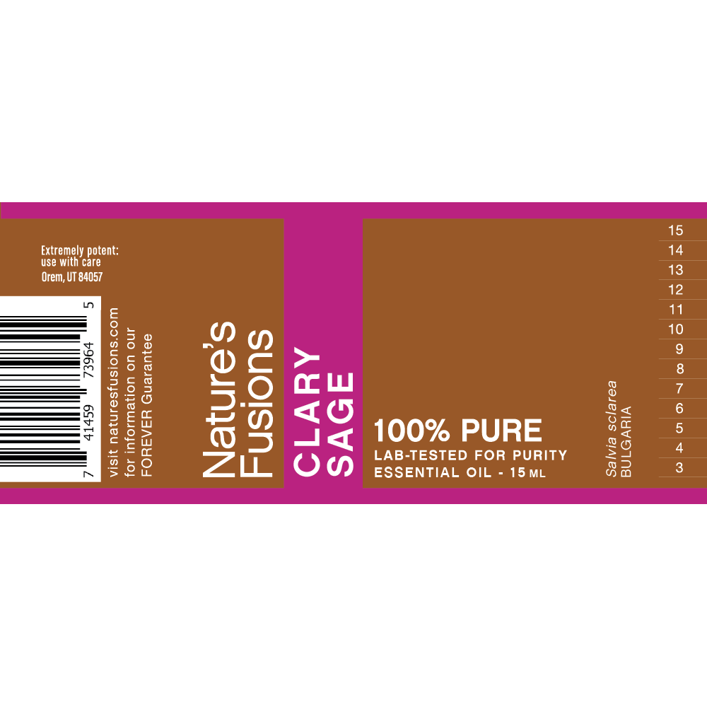 Nature's Fusions Clary Sage Essential Oil 15ml, view 4