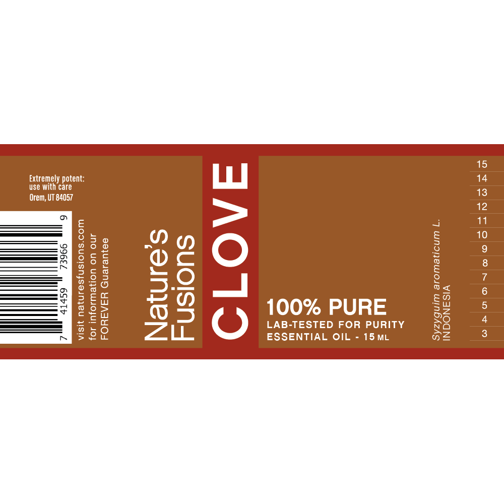 Nature's Fusions Clove Bud Essential Oil 15ml, view 4