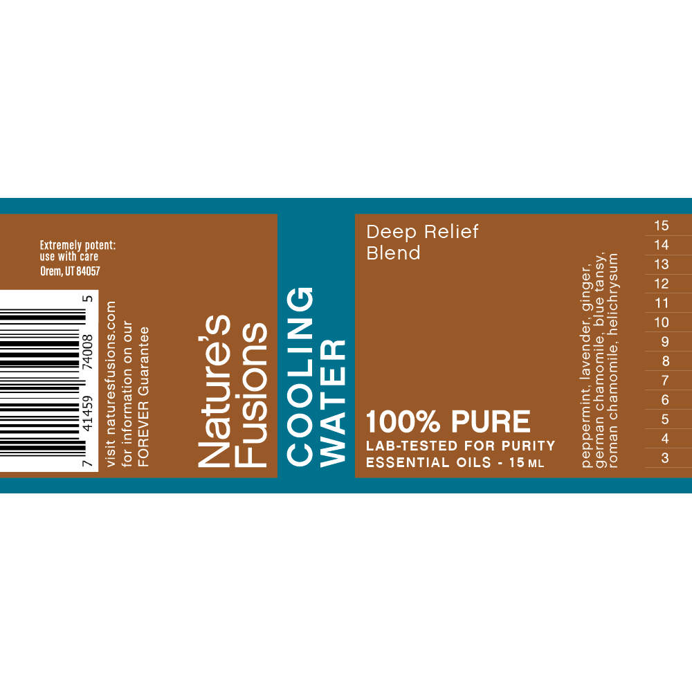 Nature's Fusions Migra-Ease (Cooling Water) Essential Oil Blend 15ml, view 5