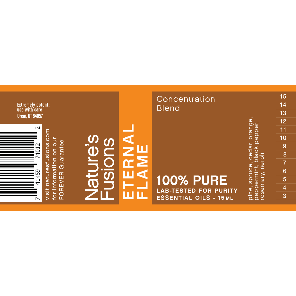 Nature's Fusions Be Alert (Eternal Flame) Essential Oil Blend 15ml, view 5