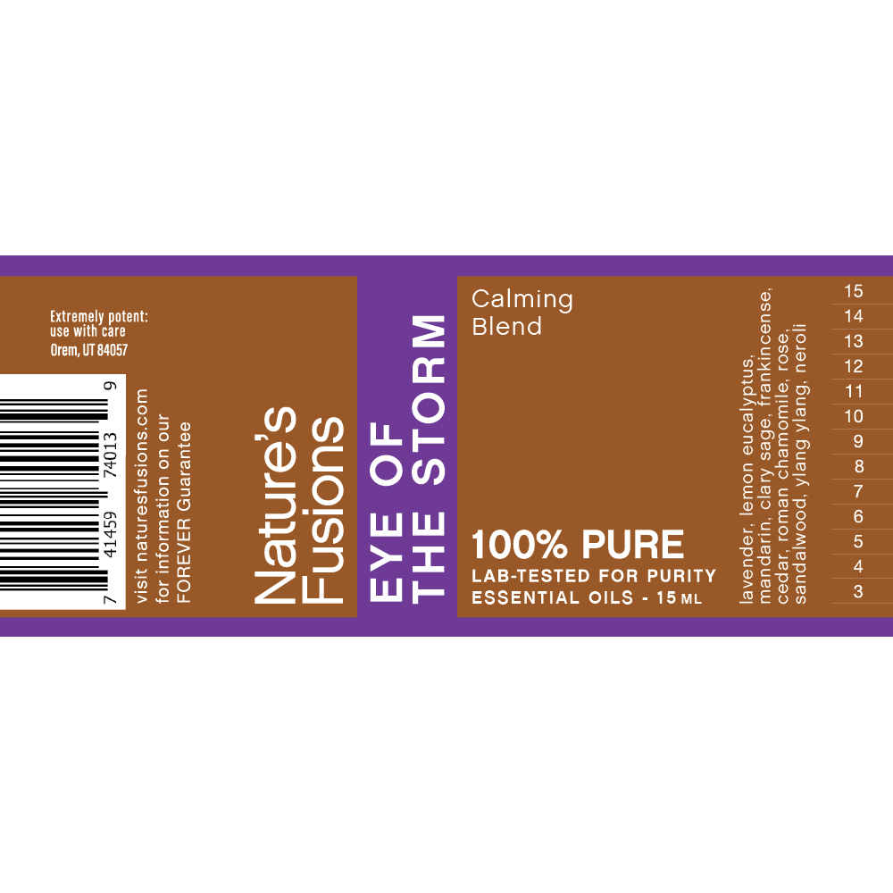 Nature's Fusions Stress Ease (Eye of the Storm) Essential Oil Blend 15ml, view 5