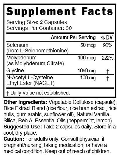 Nature's Fusions Nutri GlyNACET 100 mg 1050/100 mg – 60 Count, view 4