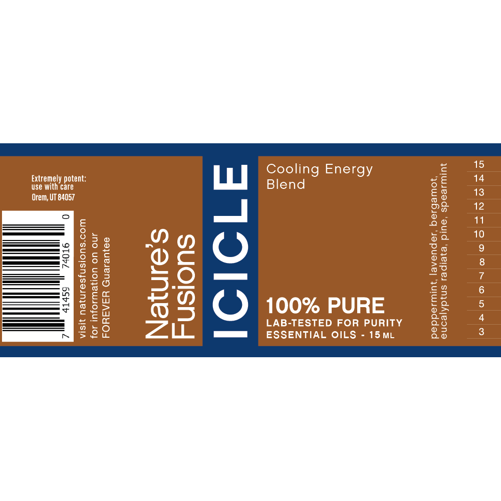 Nature's Fusions MenoCool (Icicle) Essential Oil Blend 15ml, view 4