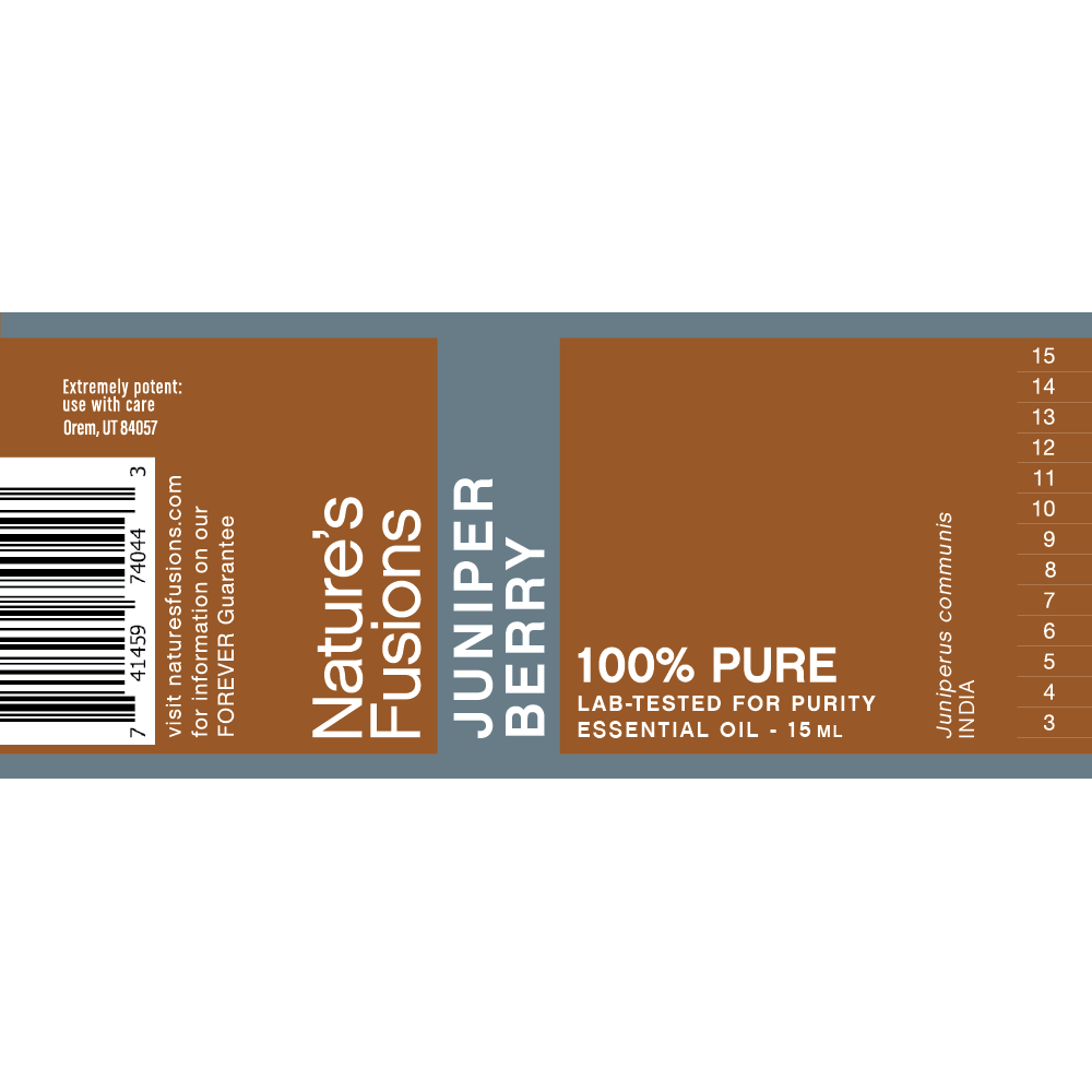 Nature's Fusions Juniper Berry Essential Oil 15ml, view 4