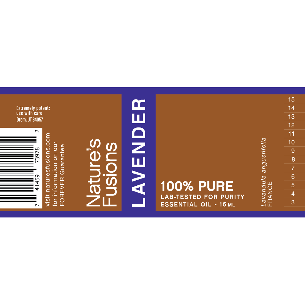 Nature's Fusions Lavender Essential Oil 15ml – 15mL, view 4