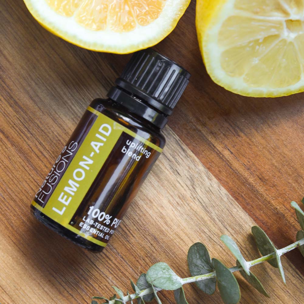 Nature's Fusions Be Happy (Lemon-Aid) Essential Oil Blend 15ml, view 3