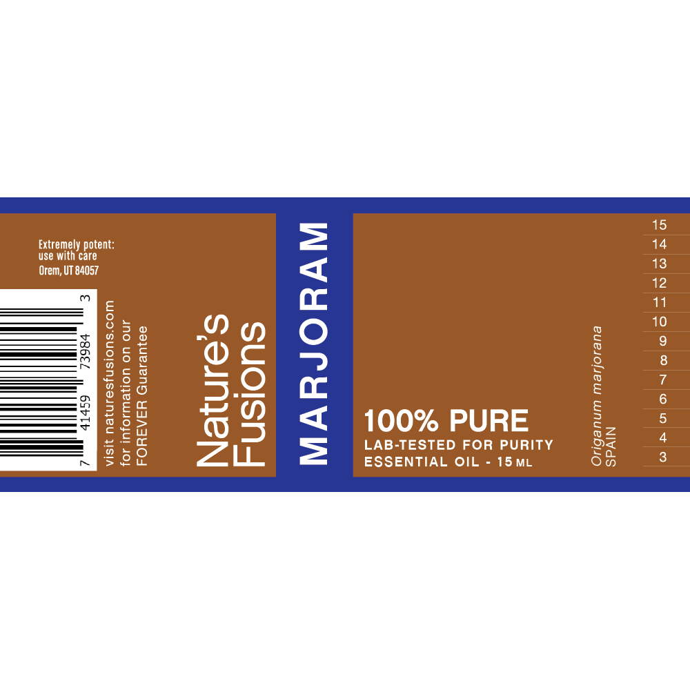Nature's Fusions Marjoram Essential Oil 15ml, view 4