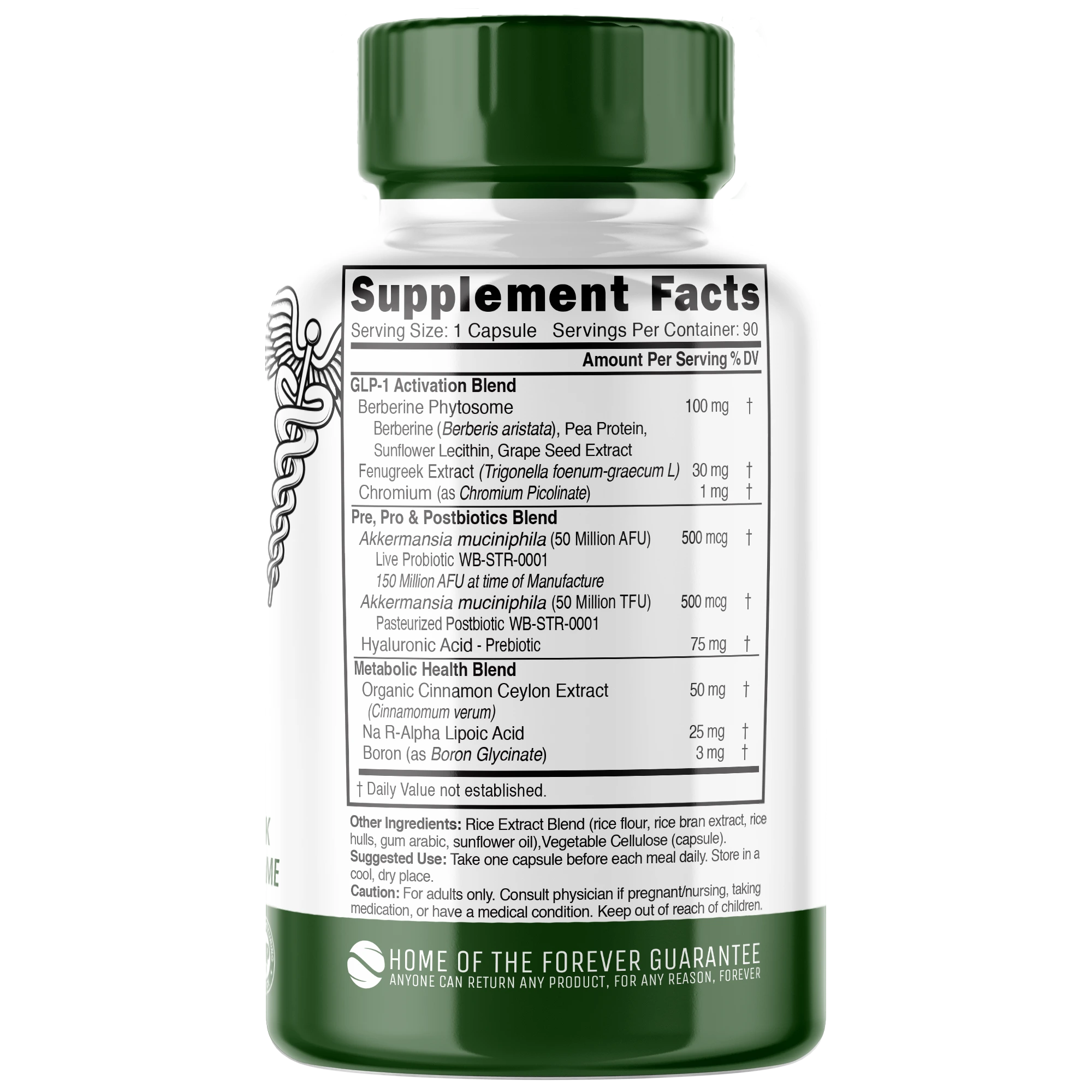 Nature's Fusions Nutri GLP-1 Complex 325 mg – 90 Count, view 2