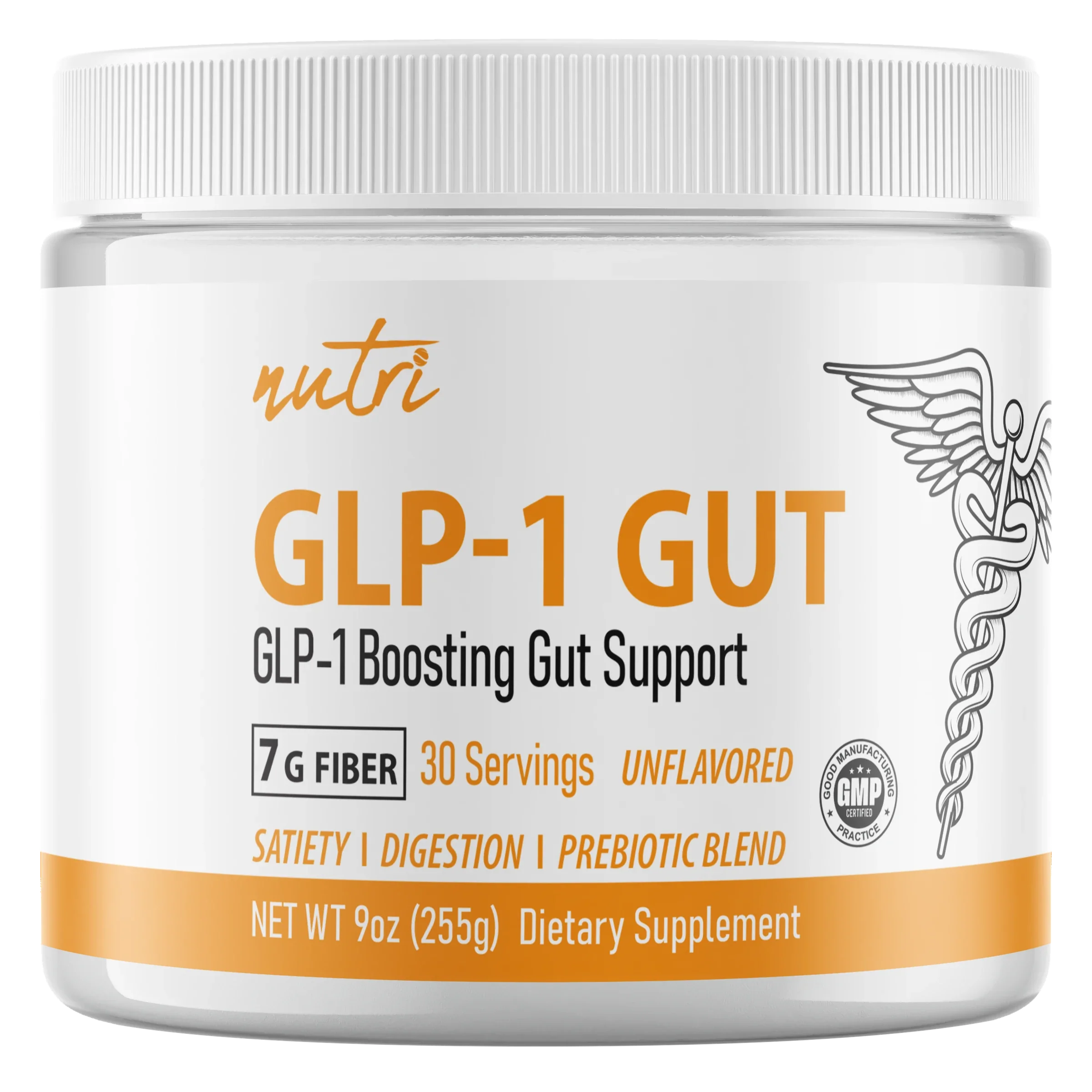 Nature's Fusions Nutri GLP-1 Gut Support Fiber Boost (7 g serving) Unflavored Tub 255 g