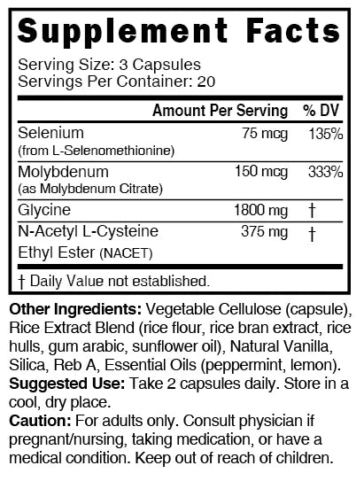 Nature's Fusions Nutri GlyNACET 375 mg Extra Strength 1800/375 mg – 60 Count, view 4