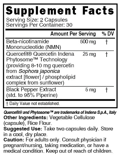 Nature's Fusions Nutri NMN 500 mg Extra Strength (Nicotinamide Mononucleotide) – 60 Count, view 4