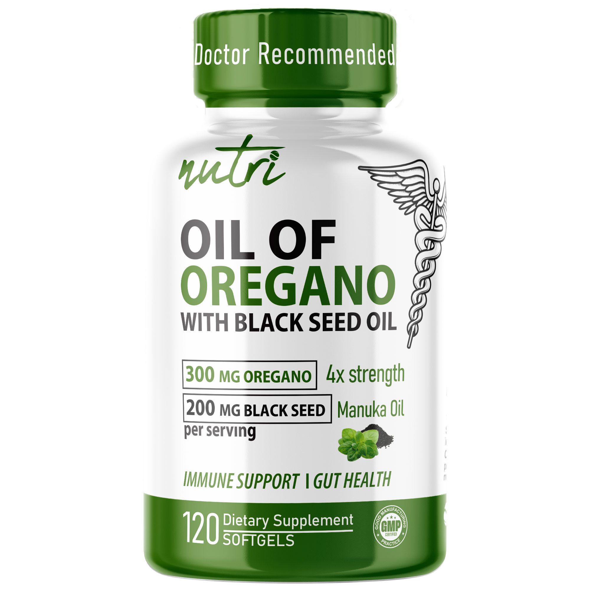Nature's Fusions Nutri Oil of Oregano 500 mg (250 mg) Softgel – 120 Count