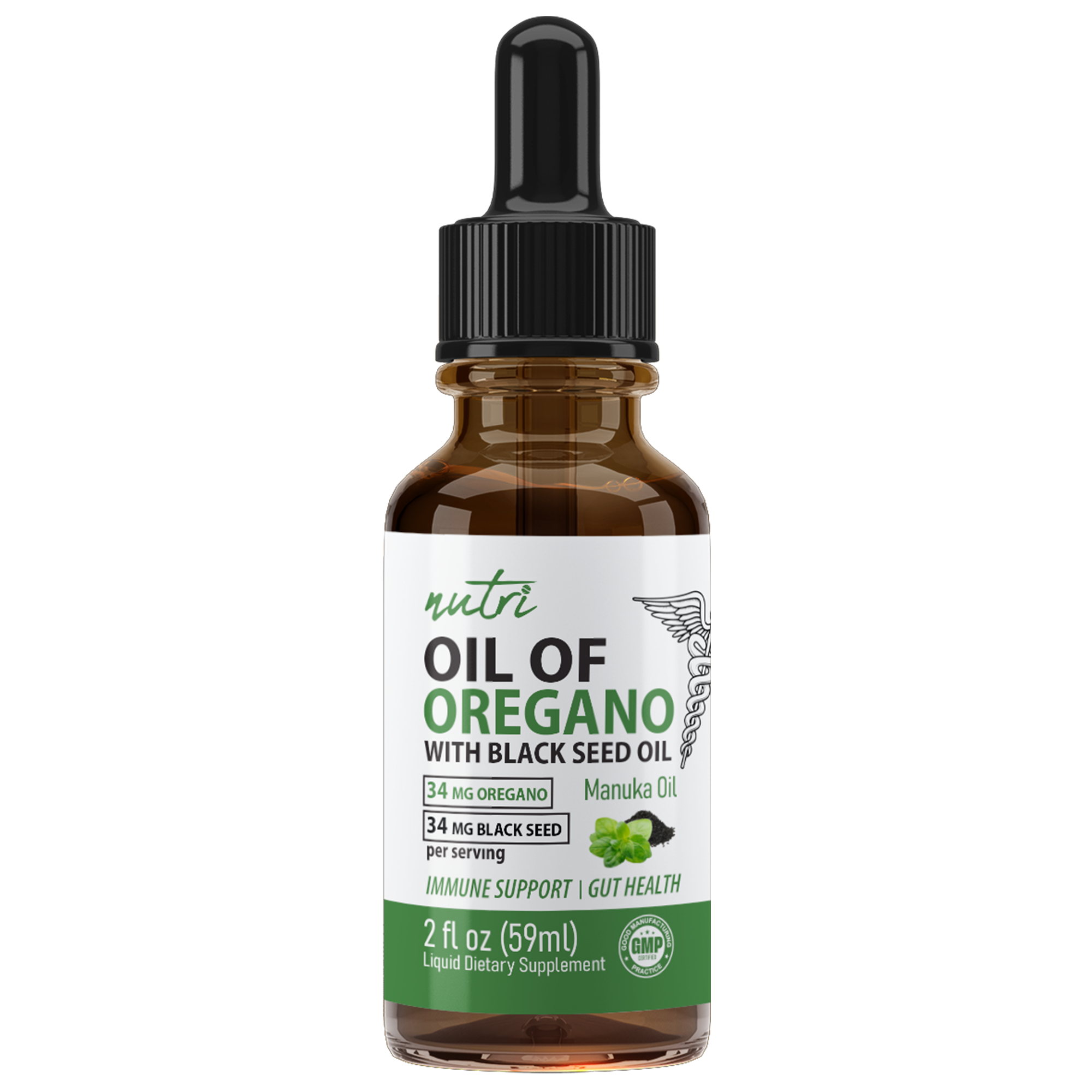 Nature's Fusions Nutri Oil of Oregano+ XS Tincture 79 mg – 2 fl oz