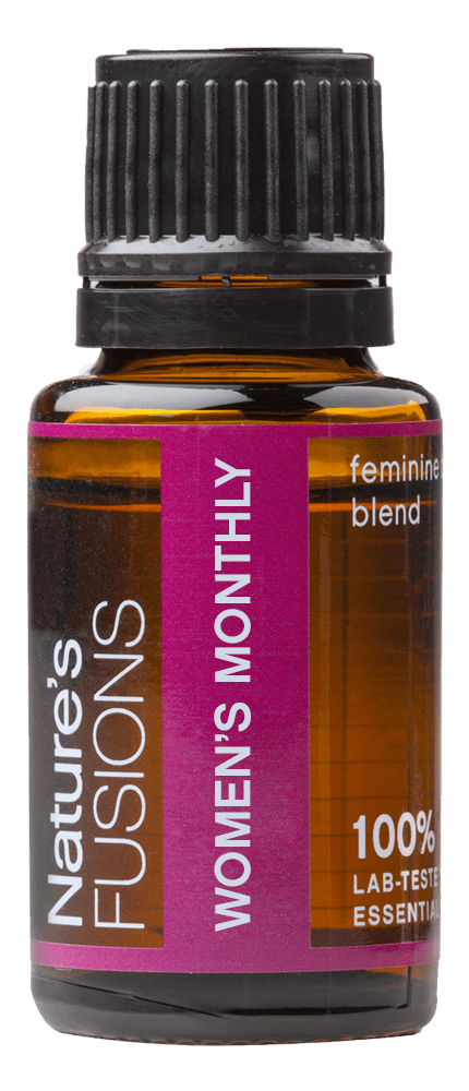 Nature's Fusions Women’s Monthly (Pink Flowers) Essential Oil Blend 15ml