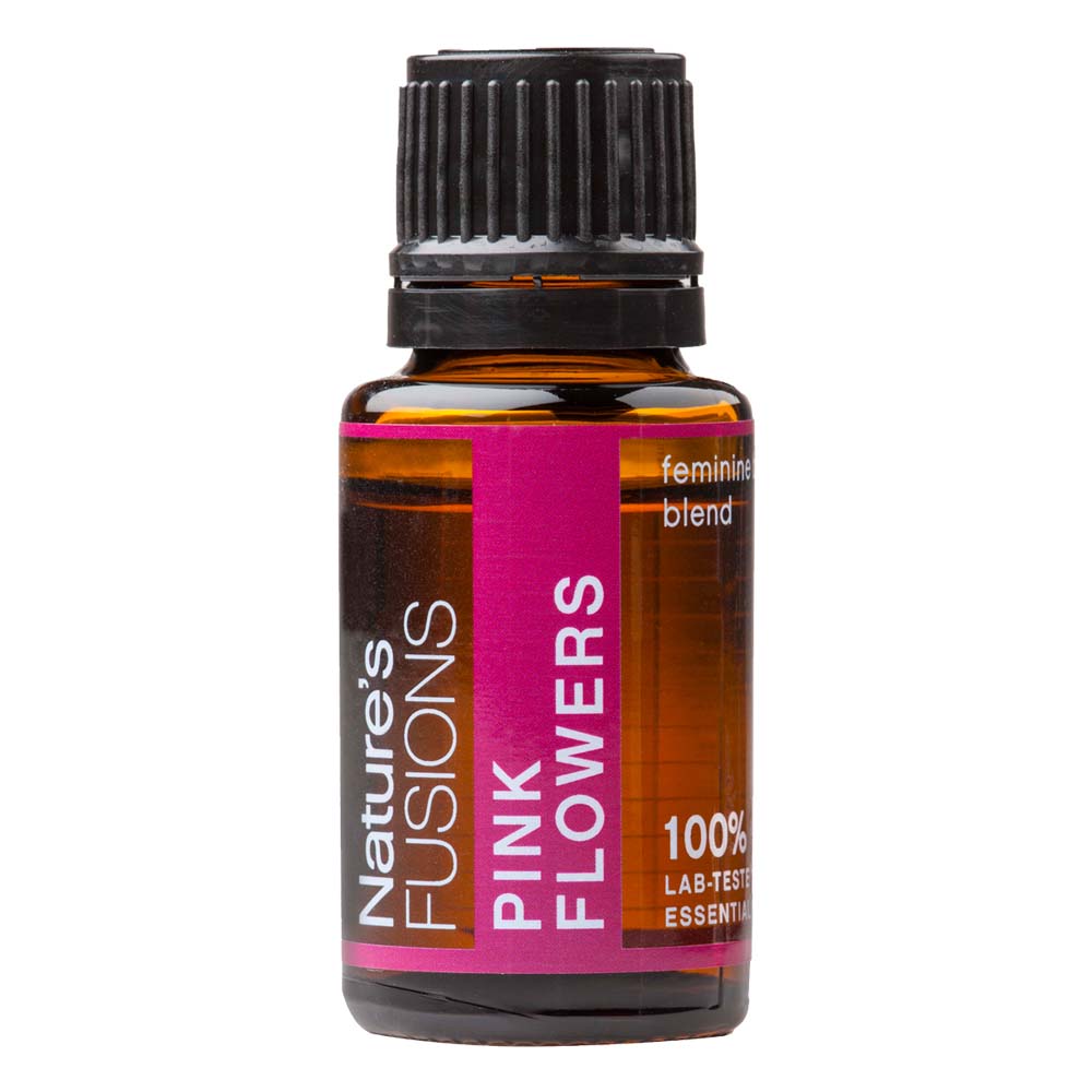 Nature's Fusions Women’s Monthly (Pink Flowers) Essential Oil Blend 15ml, view 4